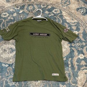 Red Canoe Land Rover Green Short Sleeve Tee